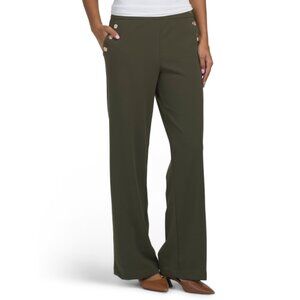 J&L WHITE forest Sailor Button Pants